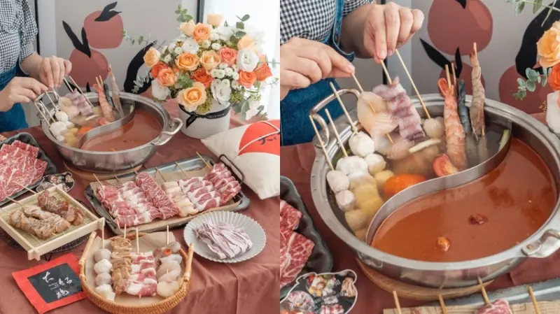 宅配美食 大紅袍麻辣火鍋｜台中熱門「麻辣鍋」直接送到府！獨特吸睛「串串」讓你在家輕鬆開鍋～ · 算命的說我很愛吃