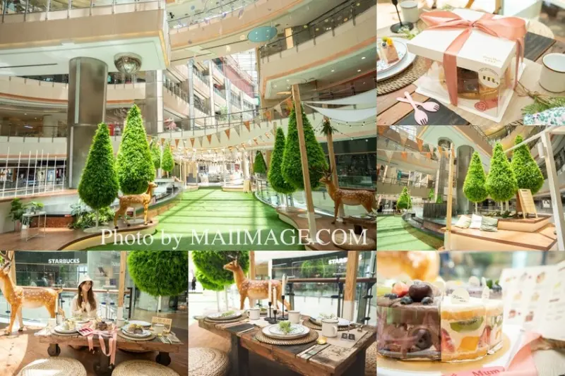 野餐模式啟動！森林系購物商城在大江購物中心，桃園青埔必訪大江購物中心2022春夏裝置藝術亮點滿滿，甜點輕