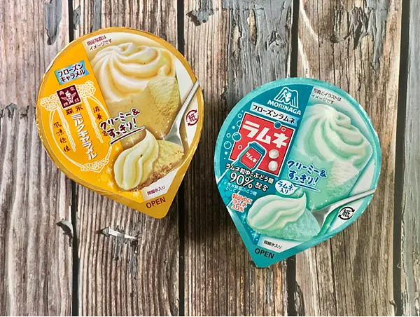 【超商美食￭7-11】森永經典牛奶糖聖代&森永彈珠汽水風味糖聖代