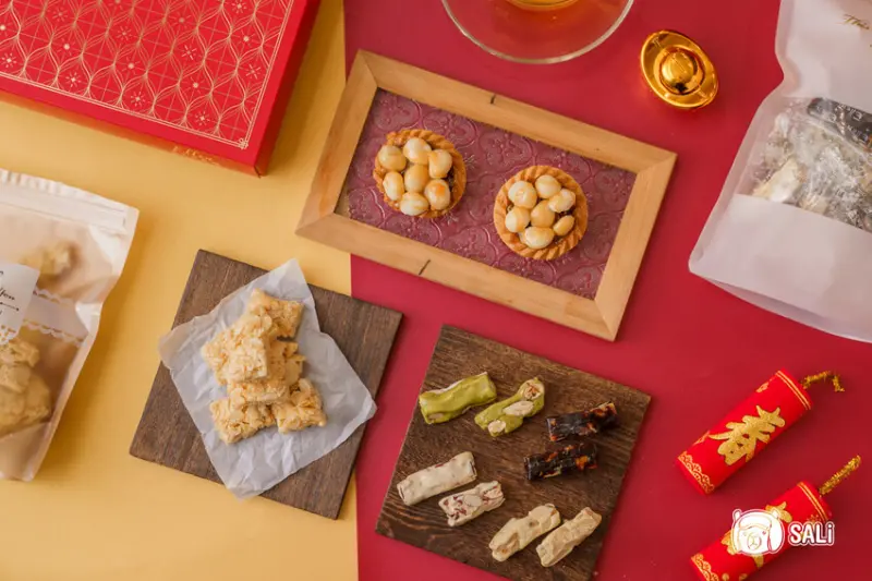 ELLEN手工牛軋糖 ｜彰化伴手禮，夏威夷堅果塔禮盒、綜合手工牛軋糖，送禮自食兩相宜 - 莎笠，小日子