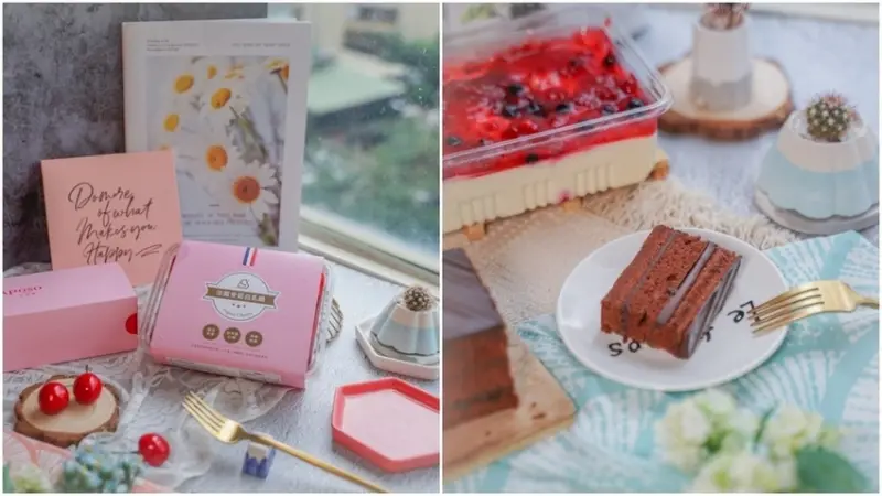 Aposo艾波索 法式甜點 ▏網路票選十大甜點名店 也推出超值防疫蛋糕甜點箱。6款經典甜點通通一次給你嚐個過癮 還不買爆!! 巧克力黑金磚、法國安茹白乳酪。台北外帶美食。。