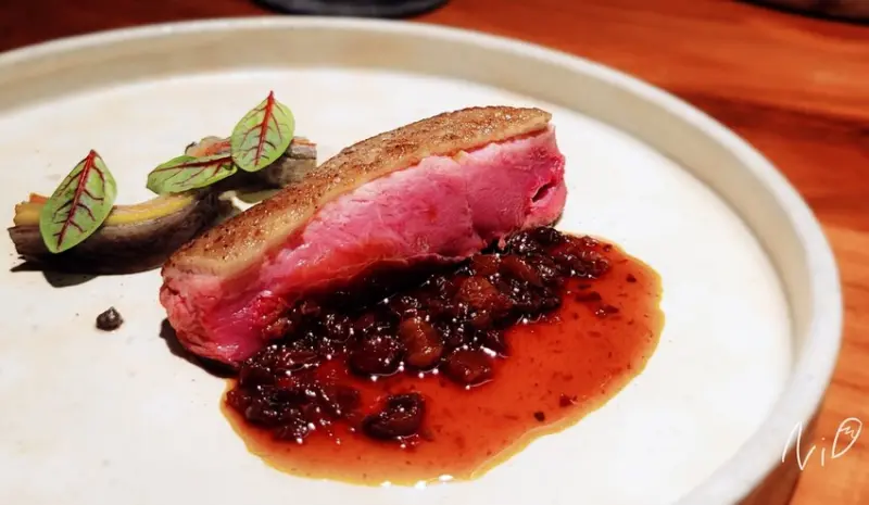 [台南北區]Principe 原則法式餐廳。北海道馬糞海膽/乾式熟成櫻桃鴨胸/炭燒茄子土魠魚佐普羅旺斯燉菜/南非鮑魚/起司三重奏拼盤