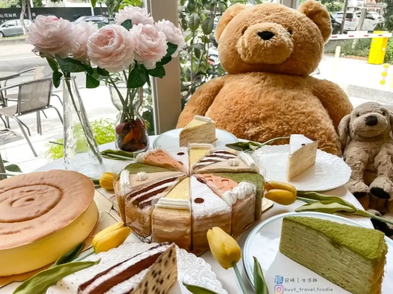 【2021台中南屯區下午茶推薦】2度C NiGuo公益店。純手工千層蛋糕，每周更換新口味，中秋節禮盒新選擇！最新菜單