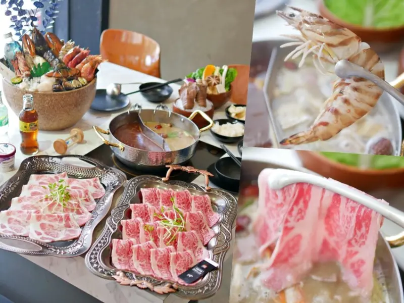 真的狂！現撈龍蝦尬澎湃海鮮一次滿足的浮誇系火鍋『花花世界鍋物』台南最美火鍋店衝一波狂拍打卡囉！台南美食｜南紡購物中心｜母親節、父親節餐廳推薦 - 曼達愛吃鬼