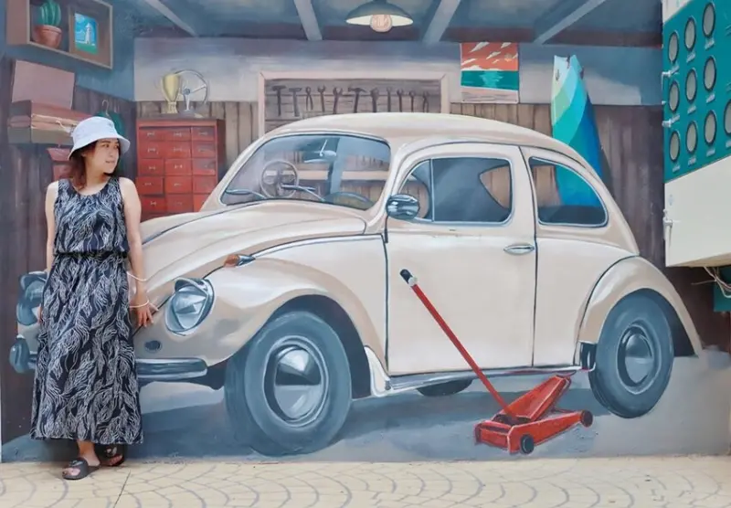 屏東旅遊景點/屏東職人町，好美的彩繪牆，屏東精選青創品牌的聚集地！