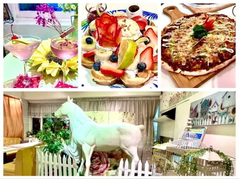 [台北]西門町 Oyami Cafe 夢幻網美餐廳 餐點美味好吃讓人再三回訪|歐式鄉村雜貨風餐廳| 歐亞米義式廚房好拍又好吃|下午跟著姊妹一起微醺