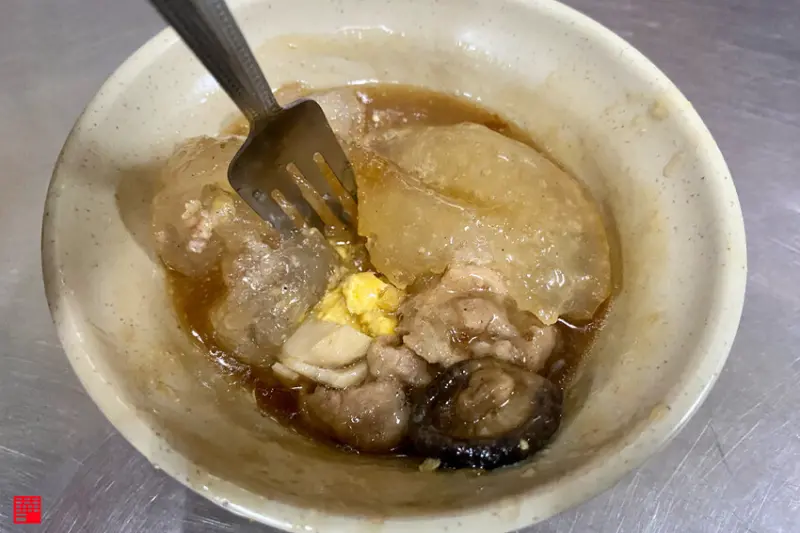 彰化美食推薦／在地一甲子的北門口肉圓！55元小肉圓的內餡超豐富～