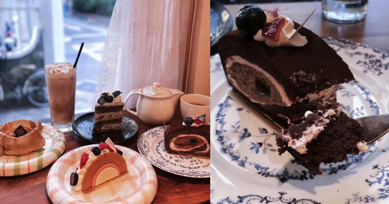 東門甜點｜來台北必吃的日本唯美系甜點「松薇PINE&ROSE」，讓你度過一整個猶如貴婦的悠閒午後時光！