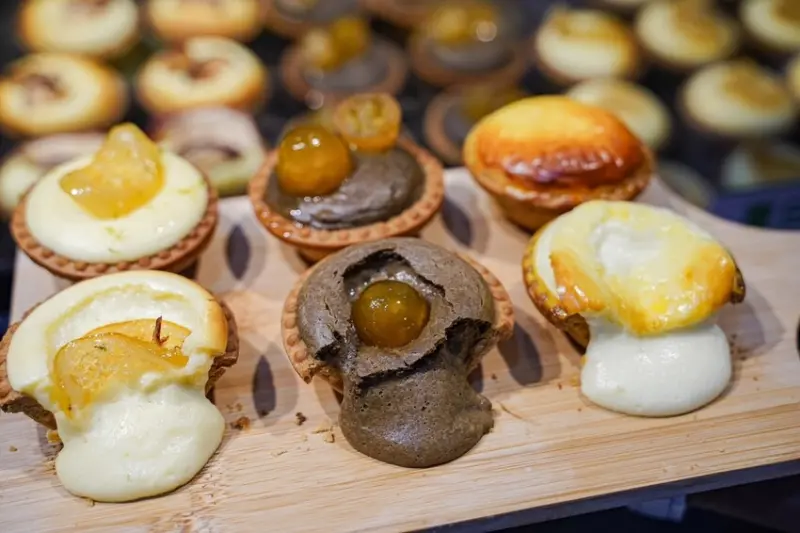 台南美食｜顆顆爆漿的熔岩起司塔超好吃/赤崁樓伴手禮/美格瑪 半熟起司專賣