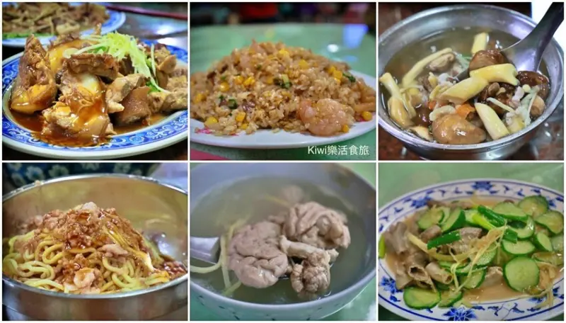 埔里美食吉切仔麵｜南投埔里古早味熟人帶路隱藏巷弄美食，快炒推薦炒骨肉.炒飯.薑絲豬腦湯