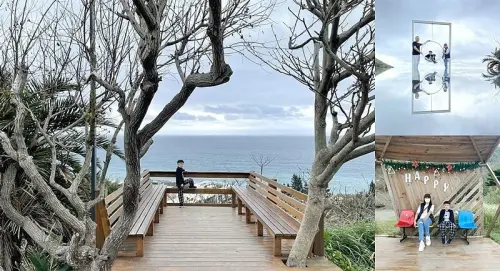 花蓮壽豐景點》山度空間│無敵海景搭配海上鞦韆，唯美天空之鏡！銅板價入園拍美照，折抵換一杯冰紅茶。