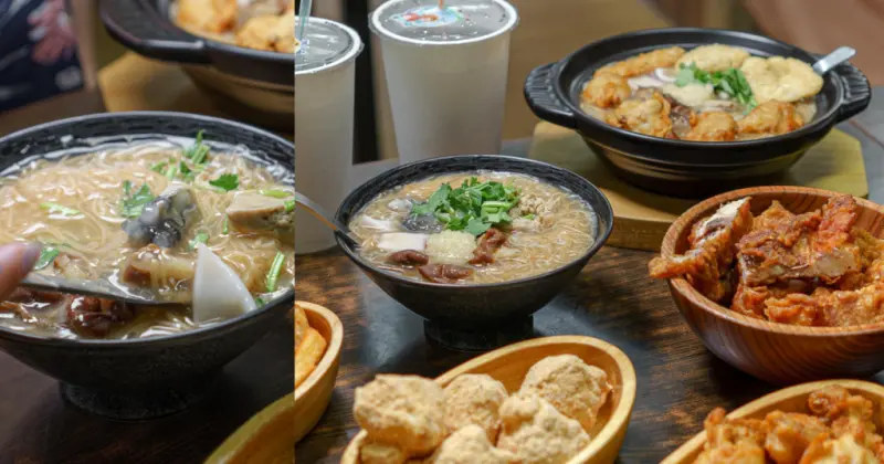 七種配料的魔王麵線，份量十足、價格親民，高CP值的傳統美食，雞排炸物通通不雷，龍山寺小吃推薦 | 【台北 萬華區】賴桑透抽蚵仔麵線