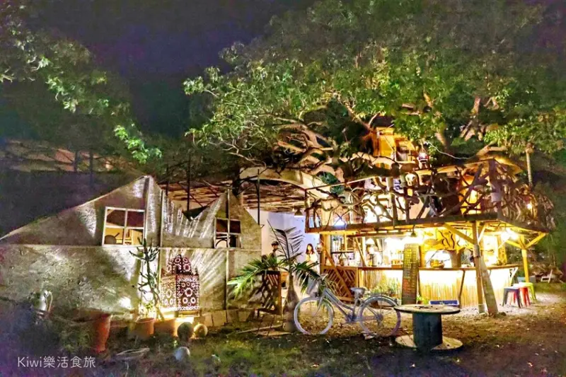 屏東景點｜墾丁鈕扣倉庫x恆春夜晚景點 享受露天酒吧 廢墟裡的微醺氣息