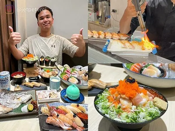 +（新莊日本料理）花琢日式料理～生魚片鮮甜美味、高ＣＰ值浮誇丼飯、現烤巨大鮭魚頭！魚肉味噌湯免費喝到飽～花琢菜單