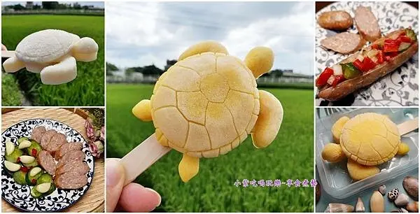 小琉球美食/景點山豬溝必買【允好嘉】網美IG必拍療癒海龜冰棒/噴汁蔬菜香腸、嗶嗶啵啵~飛魚卵香腸(宅配美食)