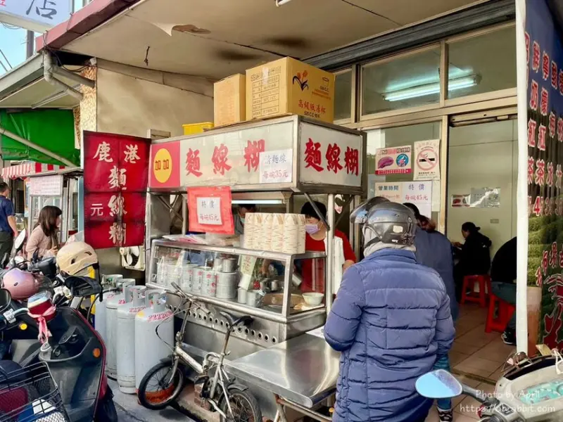 第五市場的鹿港麵線糊，加加麵線糊，禮拜一三五公休