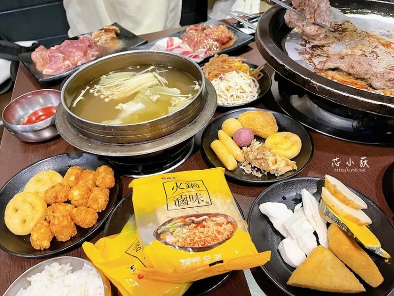 豬對有韓式烤肉吃到飽 台中精武店，台中韓式吃到飽329元起，韓式炸雞辣炒年糕 - Cyndi love’s 享食天堂