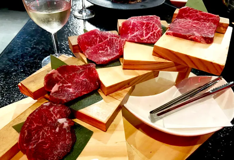 [台北-松山] 藝奇岩板燒期間限定鮪魚套餐VS極黑黑牛盛合