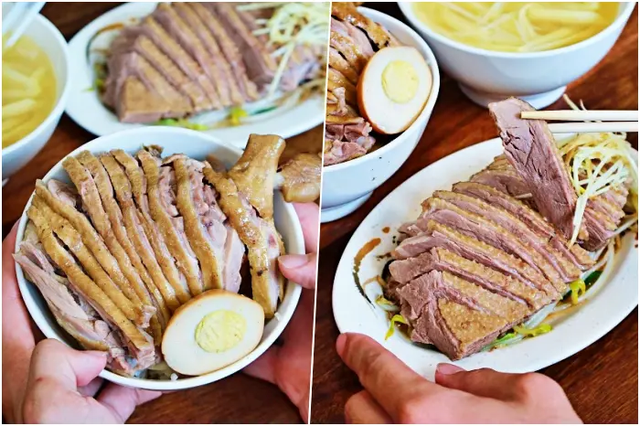 台南小吃【鳳姐鴨肉飯】刀工超厲害!限量鴨腿太晚去會吃不到。台南美食|中西區美食|台南便當