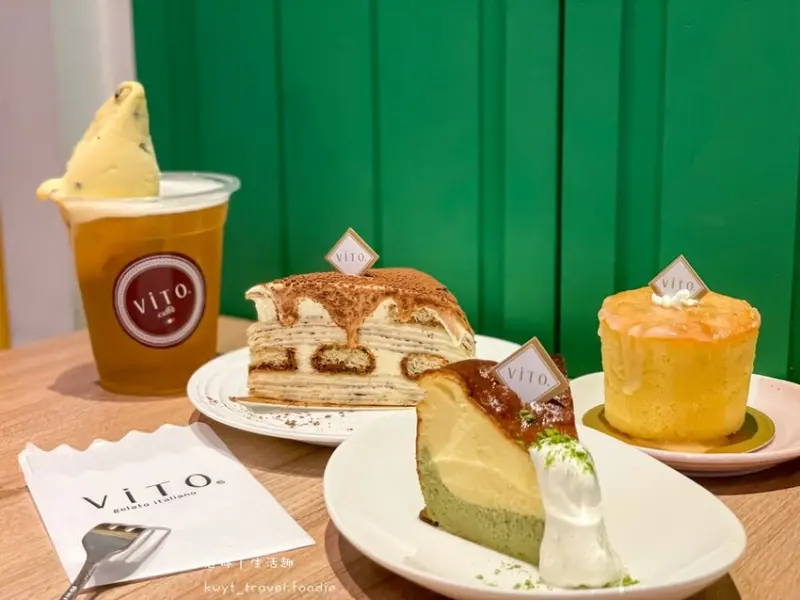 【ViTO義式日本冰淇淋法式甜點公益總店】南屯區下午茶推薦，新品福岡草莓、冰淇淋啤酒！菜單