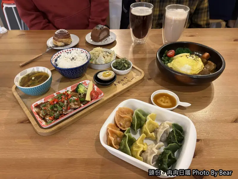 【頭份】「冉冉日嚐．日式文青風日常料理，還有可愛公仔蒐藏和免費桌遊（定食/咖哩飯/五行水餃/蔬食/甜點/