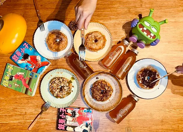 【台灣，嘉義市，西區】「脆皮dou dou甜甜圈」甜蜜老屋，讓人瞬間移動到日本！！(嘉義美食/嘉義旅行/嘉義老屋）