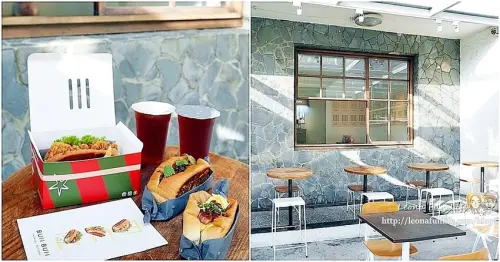 台中國美館美食|Bun Bun 棒棒-文青玻璃屋裡的脆皮奶油麵包堡，油條麻辣豬好吃又特別|西區早午餐