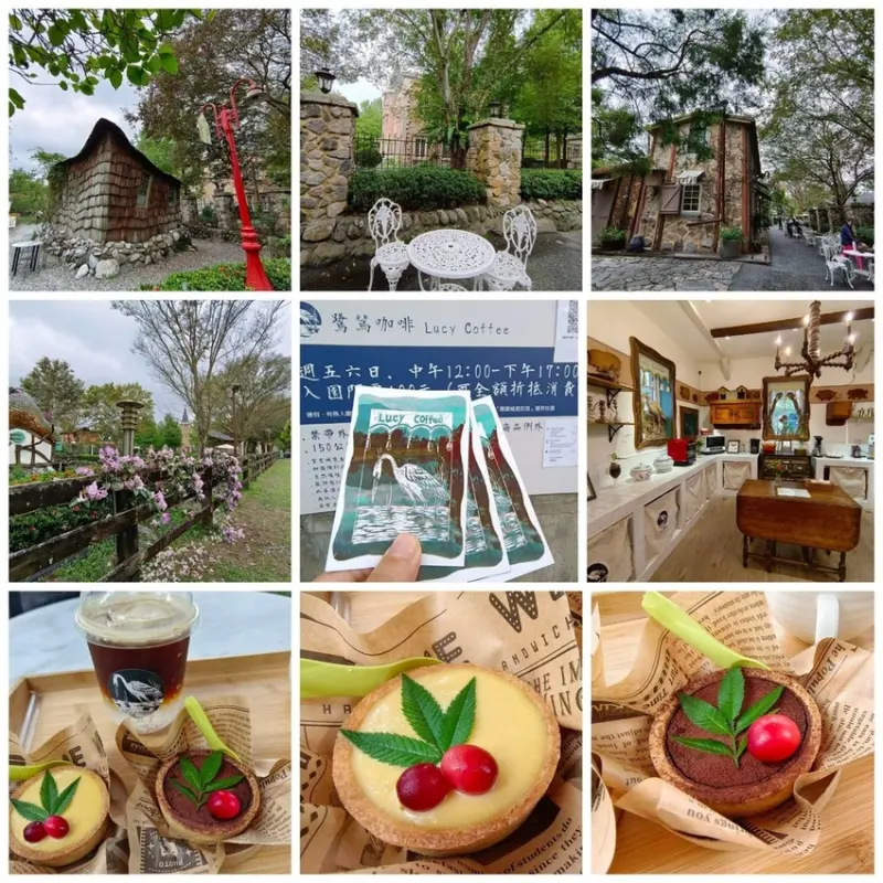 【花蓮.鳳林】鷺鷥咖啡。只營業周末。落羽松+歐式風格建築超美戶外咖啡廳。寵物需放提籠