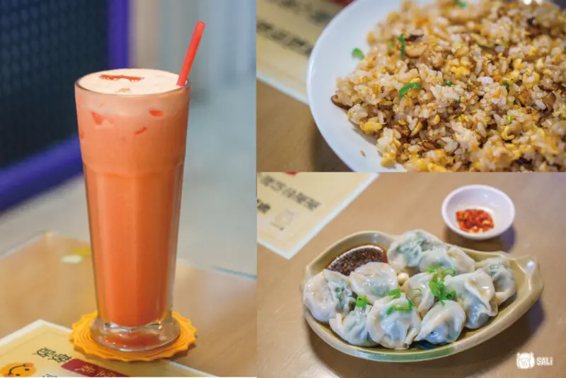 紫壁栽手作食與茶｜中區美食，被水餃耽誤的泡沫紅茶店