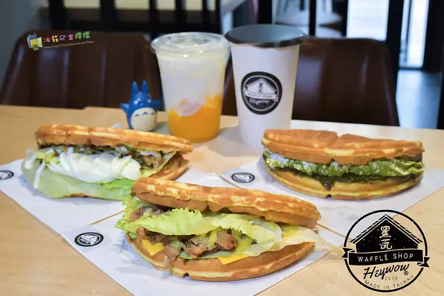 【食-新竹竹北】黑瓦鬆餅★超過40種鹹甜口味鬆餅★使用東海大學鮮奶自製鬆餅粉漿★和外送平台Uber eats、Foodpanda合作