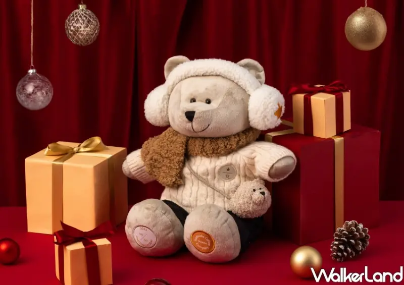 ▲「星典藏風格GIANT熊寶寶」,以典藏門市經典色系為靈感發想,星星耳罩、Bearista小熊斜背包、帶有Logo的針織毛衣等,期望在冬季散發療癒氛圍。