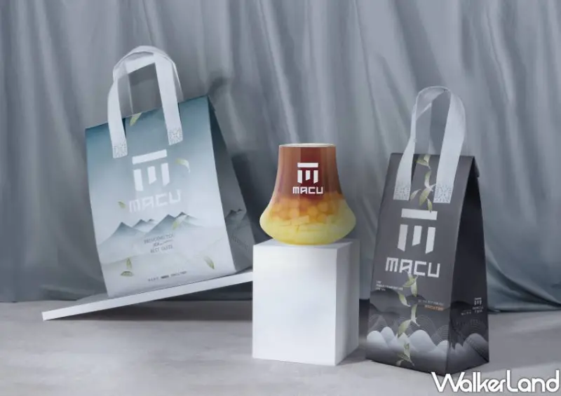 ▲ Uber Eats限定加贈「雙杯保冷袋」，享受麻古茶坊紅萱系列的療癒茶香。