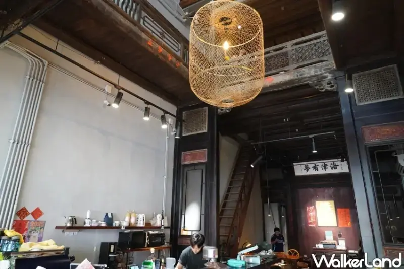 洛津有夢為鹿港百年古厝,昔日為染郊商行蔡敦波家族宅邸