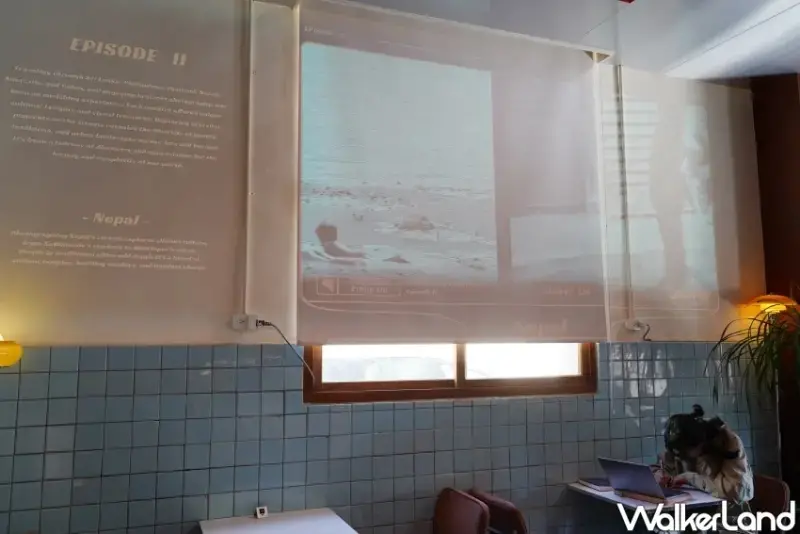 ▲Light up cafe&bar空間結合光雕投影 (攝影:楊婷雅)