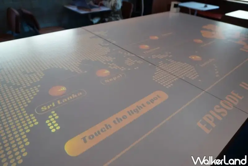 ▲Light up cafe&bar空間結合光雕投影 (攝影:楊婷雅)