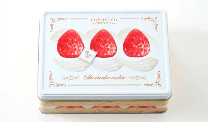 ▲精美鐵盒印製可愛的草莓，呈現滿滿的高級感很可以收藏。