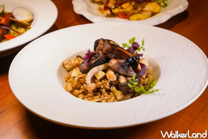 ▲波特菇菌菇乳酪燉飯散發滿滿菌菇香氣(圖/美食好芃友提供)