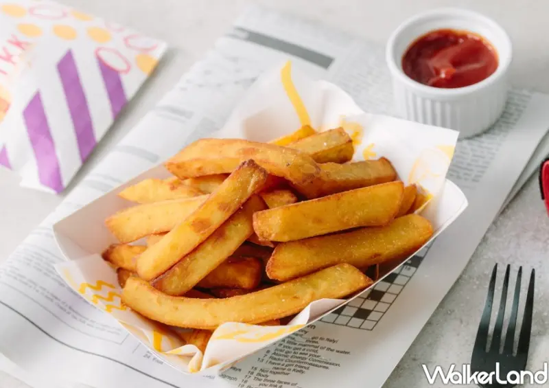 ▲ 頂呱呱地瓜薯條金黃酥香，甜鹹交融，是頂呱呱必點經典配角。