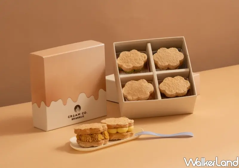 ▲ CREAM CO.帶來多達8種口味的雲朵達克瓦茲，如火腿玉米濃湯、京都厚抹茶、18號紅玉等創意組合。