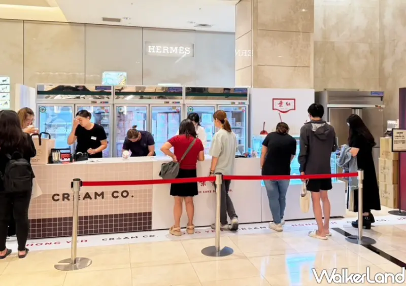 ▲ 紅葉蛋糕、CREAM CO.快閃新光三越台南新天地。