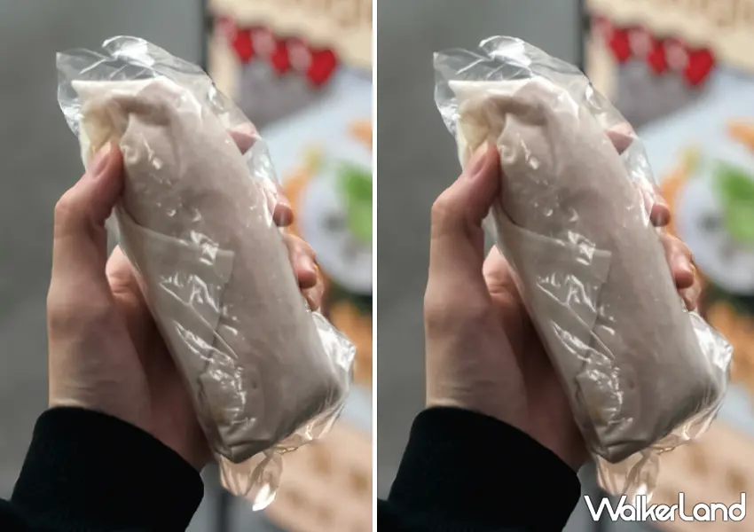 ▲宜蘭礁溪美食推薦!龍潭湖花生捲冰淇淋 超大卷只要50、一週只賣兩天,花生粉、香菜通通加爆。