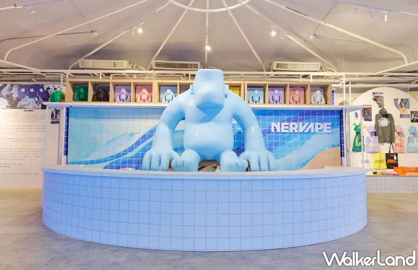 ▲松菸澡堂化身潮玩世界!Nervape 打造「猿澡堂」沉浸展限時登場