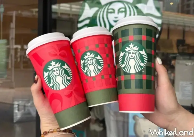 ▲星巴克耶誕限定太妃核果風味那堤系列推薦必喝。(攝影：鄭雅之)
