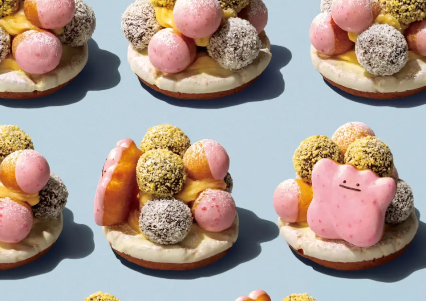 ▲Mister Donut 寶可夢甜甜圈!百變怪甜甜圈聖誕樹 重磅亮相,去日本可別錯過。