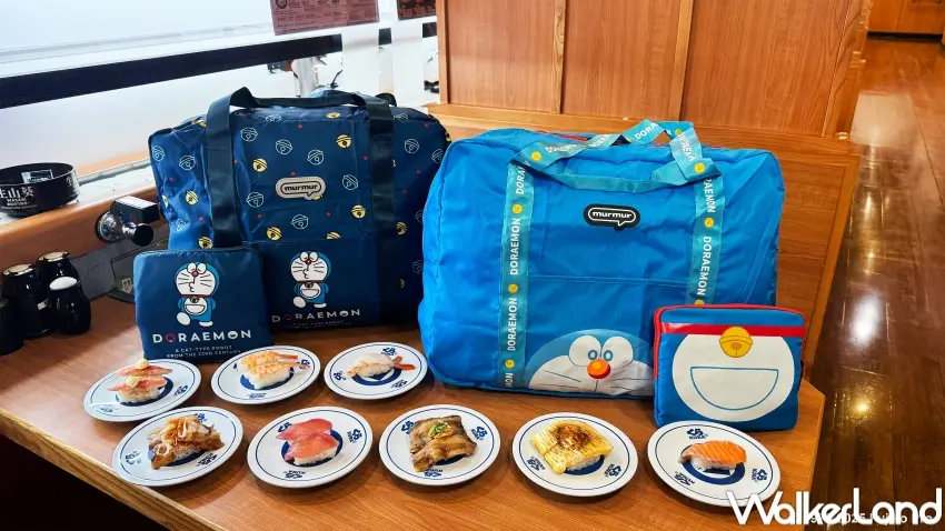 ▲藏壽司五家店舖換上佈置，粉絲打卡有機會抽旅袋。