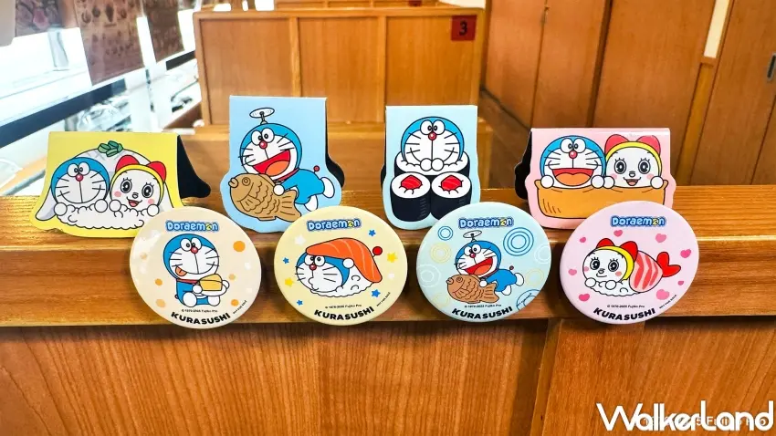 ▲藏壽司扭蛋結合壽司元素，有公仔吊飾、磁鐵書籤等。