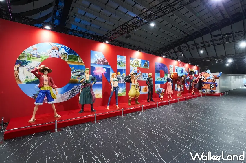 ▲草帽一行人全員展出(圖為日本展出畫面、時藝多媒體提供)