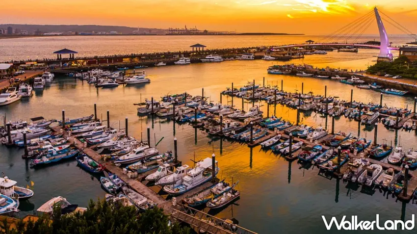 ▲淡水漁人碼頭為北台灣濱海觀光核心，結合夕陽美景、情人橋與藍色公路，營造浪漫港灣氛圍