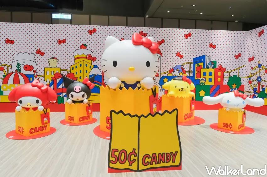 ▲Hello Kitty展11/12開展，揭開50年可愛魅力。（攝影：張人尹）