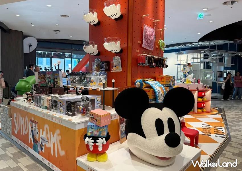 ▲迪士尼家居快閃店松菸誠品生活！迪士尼聯名家具、公仔一次看。(攝影：鄭亦庭)